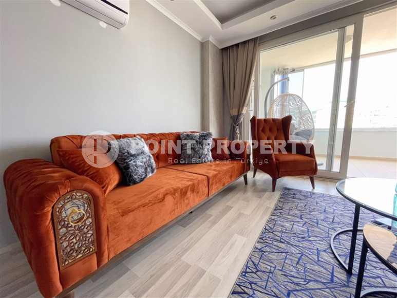 Excellent two-room apartment with 1+1 layout, 65 m2 in Alanya in Mahmutlar. Only 350 m to the sea.-id-1215-photo-19