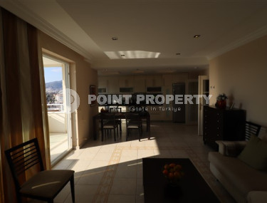 Видовые трехкомнатные апартаменты, 120м², в комфортабельном комплексе у рынка в районе Тосмур, Алания-id-2517-фото-4