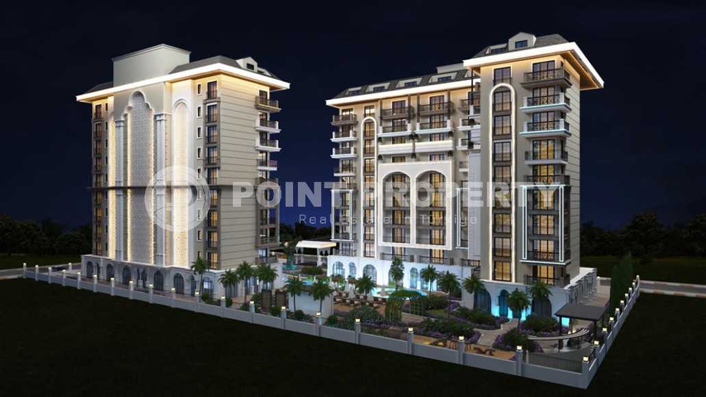 An elite complex at the excavation stage in the center of Alanya, within easy reach of the beach and the historical port.-id-1021-photo-5