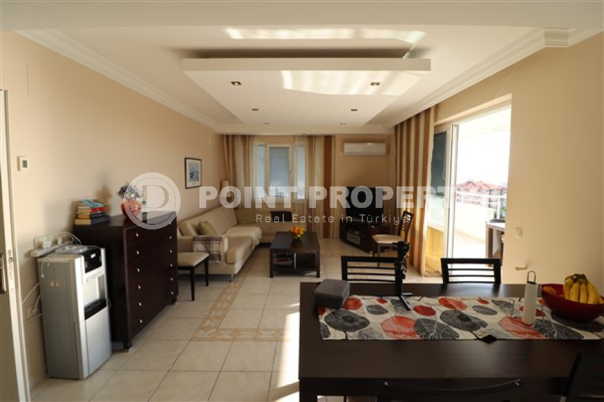 Видовые трехкомнатные апартаменты, 120м², в комфортабельном комплексе у рынка в районе Тосмур, Алания-id-2517-фото-6