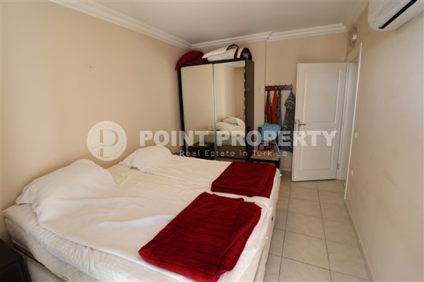 Видовые трехкомнатные апартаменты, 120м², в комфортабельном комплексе у рынка в районе Тосмур, Алания-id-2517-фото-15