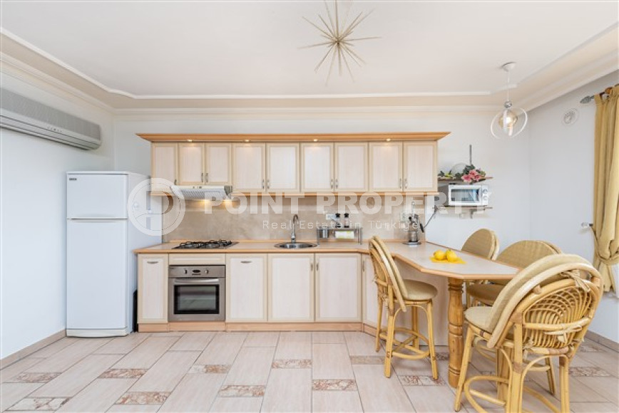 Three-room apartment, 85m², with furniture and household appliances in a house with a garden in Avsallar, Alanya-id-2519-photo-5