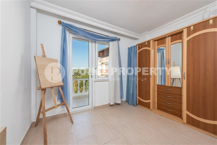 Three-room apartment, 85m², with furniture and household appliances in a house with a garden in Avsallar, Alanya-id-2519-photo-8