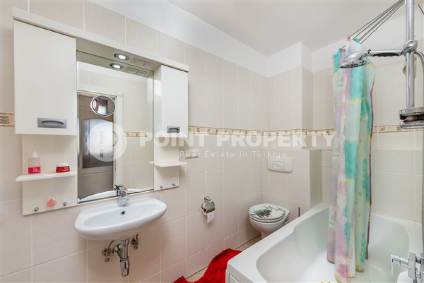 Three-room apartment, 85m², with furniture and household appliances in a house with a garden in Avsallar, Alanya-id-2519-photo-11