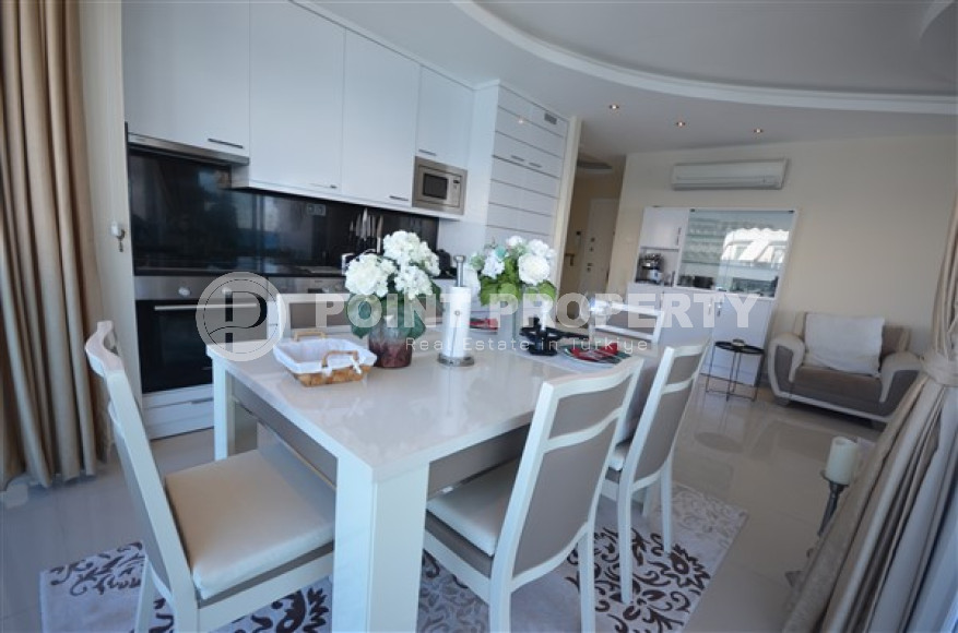 Видовая элегантная квартира 2+1, 111м², в резиденции с инфраструктурой в Тосмуре, Аланья-id-2520-фото-6