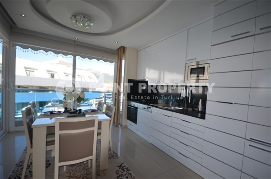 Видовая элегантная квартира 2+1, 111м², в резиденции с инфраструктурой в Тосмуре, Аланья-id-2520-фото-8