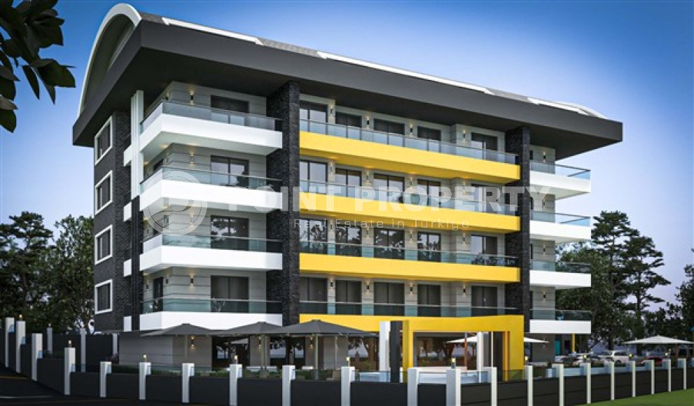 Просторные квартиры 3+1 и 4+2 садовые дуплексы, 145-245м² в новом комплексе в районе Оба, Алания-id-2522-фото-2