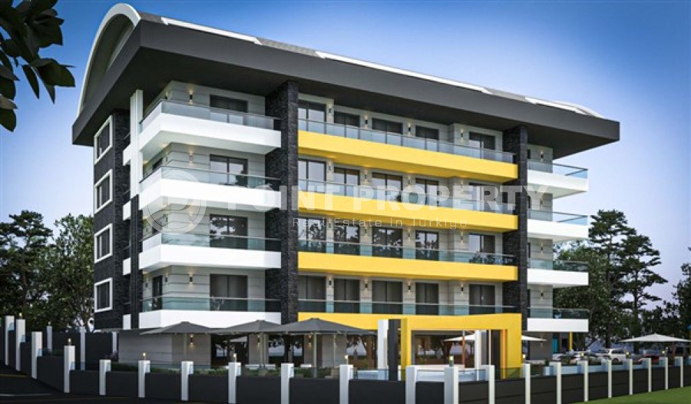 Просторные квартиры 3+1 и 4+2 садовые дуплексы, 145-245м² в новом комплексе в районе Оба, Алания-id-2522-фото-5