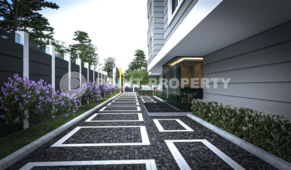 Просторные квартиры 3+1 и 4+2 садовые дуплексы, 145-245м² в новом комплексе в районе Оба, Алания-id-2522-фото-14