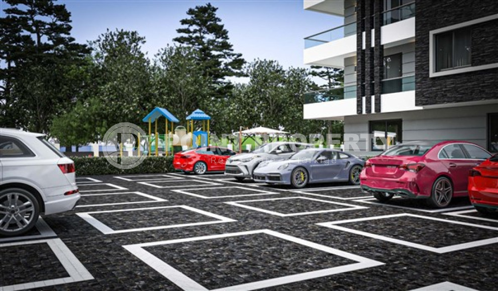 Просторные квартиры 3+1 и 4+2 садовые дуплексы, 145-245м² в новом комплексе в районе Оба, Алания-id-2522-фото-15