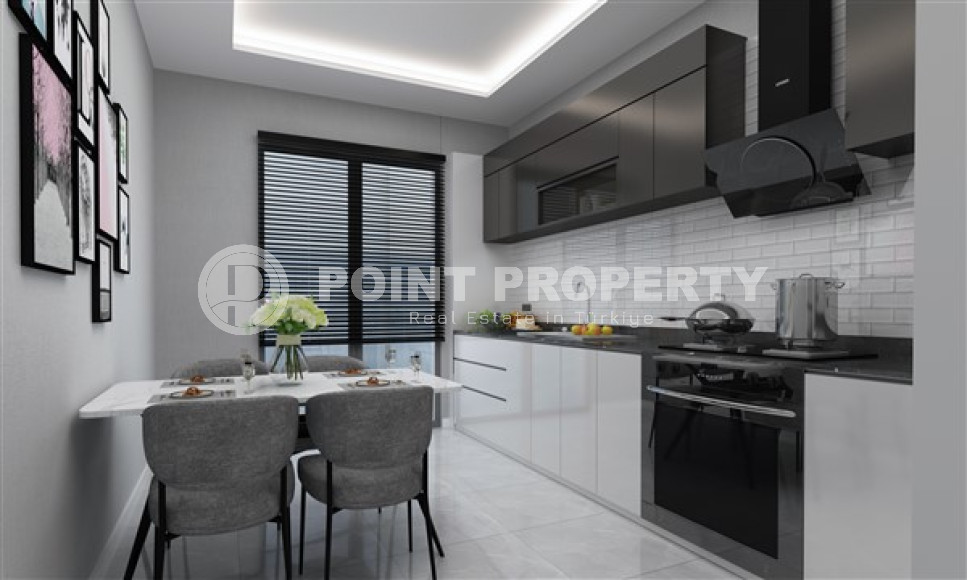 Просторные квартиры 3+1 и 4+2 садовые дуплексы, 145-245м² в новом комплексе в районе Оба, Алания-id-2522-фото-19