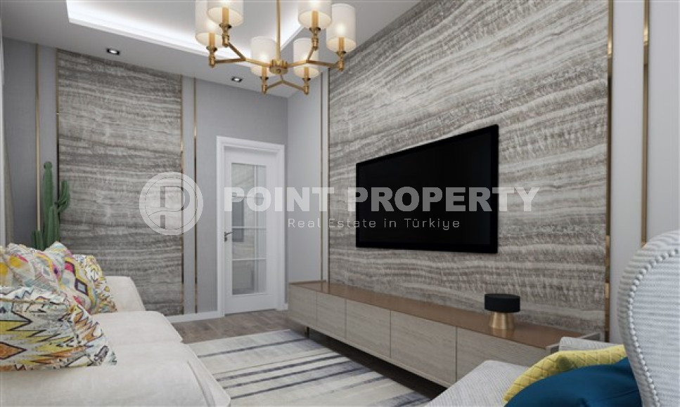 Просторные квартиры 3+1 и 4+2 садовые дуплексы, 145-245м² в новом комплексе в районе Оба, Алания-id-2522-фото-20