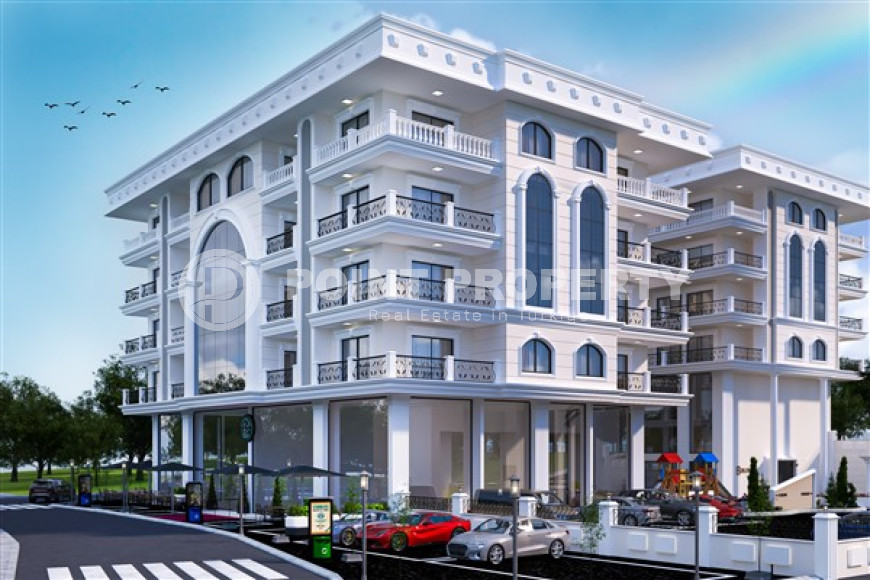 Апартаменты с тремя спальнями, 140м², в новом комплексе с хорошей инфраструктурой в центре Алании-id-2524-фото-1