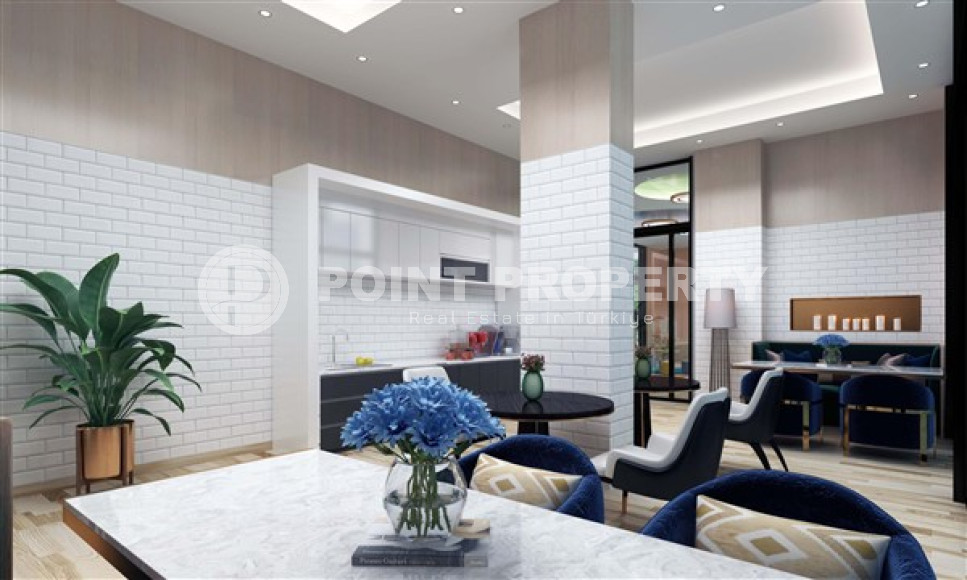 Апартаменты с тремя спальнями, 140м², в новом комплексе с хорошей инфраструктурой в центре Алании-id-2524-фото-5