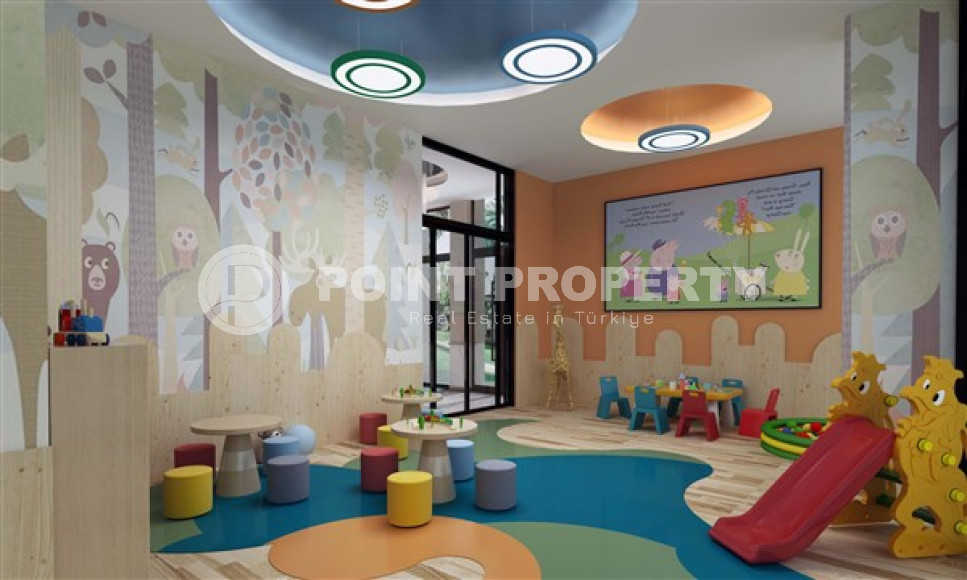 Апартаменты с тремя спальнями, 140м², в новом комплексе с хорошей инфраструктурой в центре Алании-id-2524-фото-6