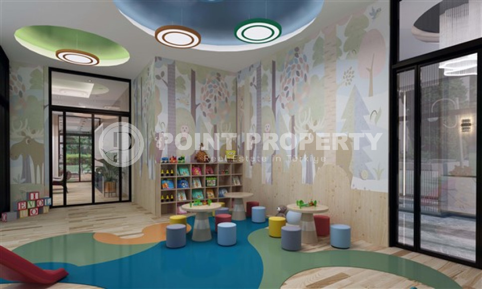 Апартаменты с тремя спальнями, 140м², в новом комплексе с хорошей инфраструктурой в центре Алании-id-2524-фото-7