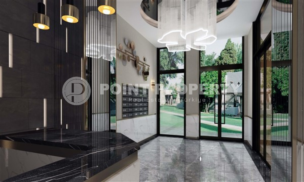 Апартаменты с тремя спальнями, 140м², в новом комплексе с хорошей инфраструктурой в центре Алании-id-2524-фото-8