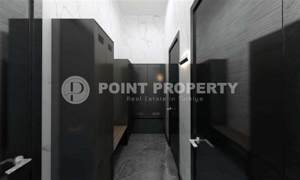 Апартаменты с тремя спальнями, 140м², в новом комплексе с хорошей инфраструктурой в центре Алании-id-2524-фото-20