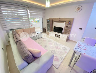 Ухоженная квартира 1+1, 72м², в отличном комплексе в 150м от моря в районе Алании Кестель-id-2525-фото-3