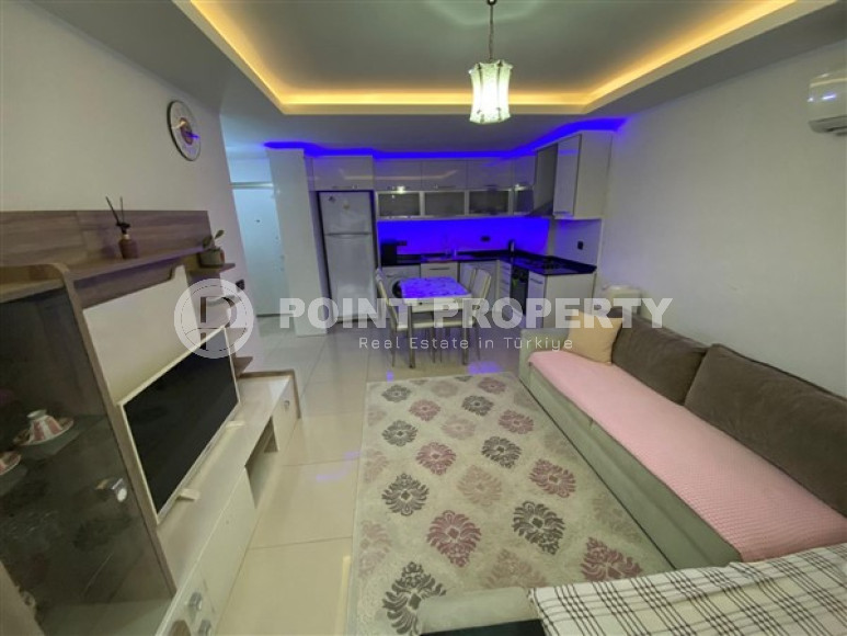 Ухоженная квартира 1+1, 72м², в отличном комплексе в 150м от моря в районе Алании Кестель-id-2525-фото-9