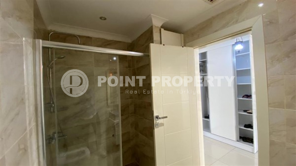 Ухоженная квартира 1+1, 72м², в отличном комплексе в 150м от моря в районе Алании Кестель-id-2525-фото-16