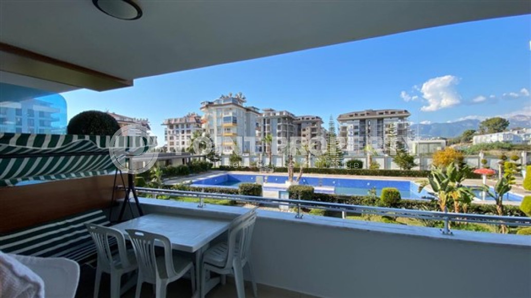 Ухоженная квартира 1+1, 72м², в отличном комплексе в 150м от моря в районе Алании Кестель-id-2525-фото-19