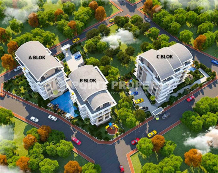 Стартовые цены: квартиры, 52-135м², в резиденции на этапе планирования в районе Оба, в 1750м от моря-id-2528-фото-4