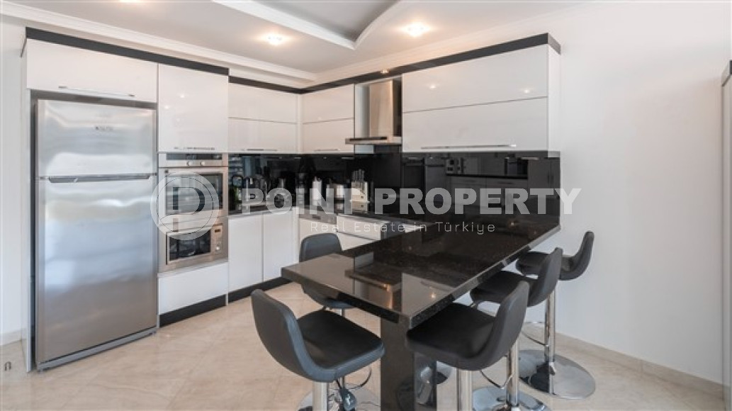 Three-room apartment, 110 m², in a new complex with infrastructure 750 m from the sea, in the Oba area, Alanya-id-2529-photo-5