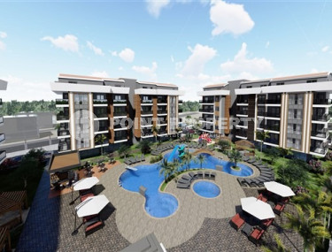 Two-room apartment with layout 1+1 1900 meters to the Mediterranean Sea with full infrastructure-id-2531-photo-3