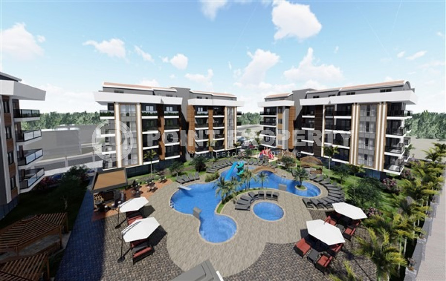 Two-room apartment with layout 1+1 1900 meters to the Mediterranean Sea with full infrastructure-id-2531-photo-3