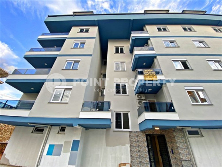One-bedroom apartment, 70m² in a new complex with a swimming pool 1200m from the sea in Upper Oba, Alanya-id-2532-photo-2