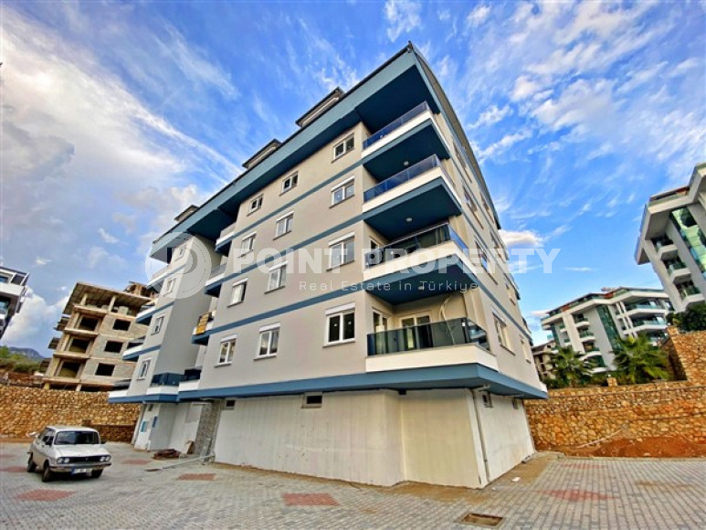One-bedroom apartment, 70m² in a new complex with a swimming pool 1200m from the sea in Upper Oba, Alanya-id-2532-photo-4