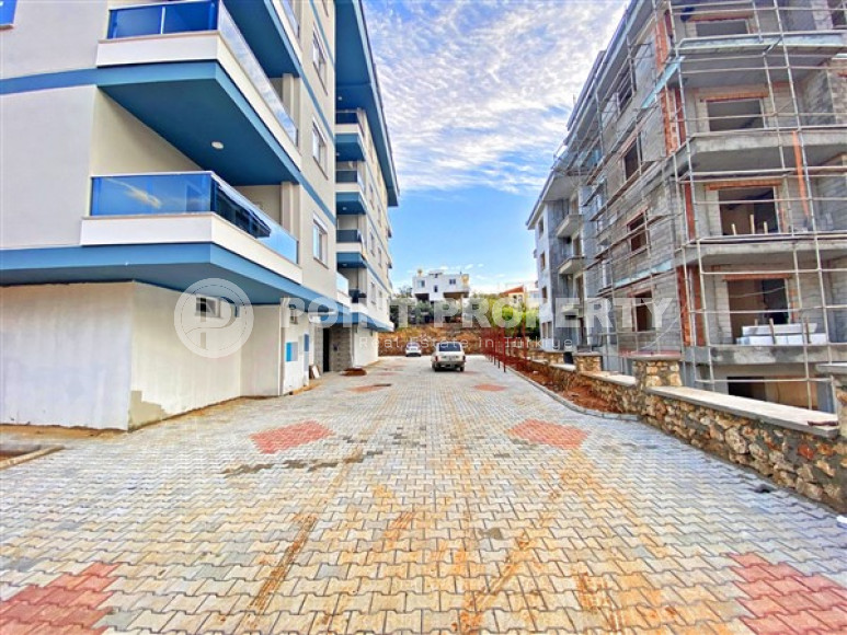 One-bedroom apartment, 70m² in a new complex with a swimming pool 1200m from the sea in Upper Oba, Alanya-id-2532-photo-25