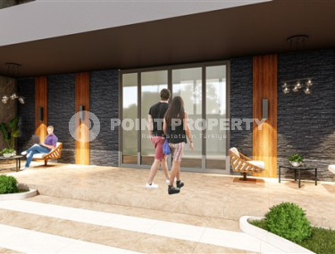 New one bedroom apartment, 55m², in a complex under construction in Alanya - Mahmutlar-id-2534-photo-5