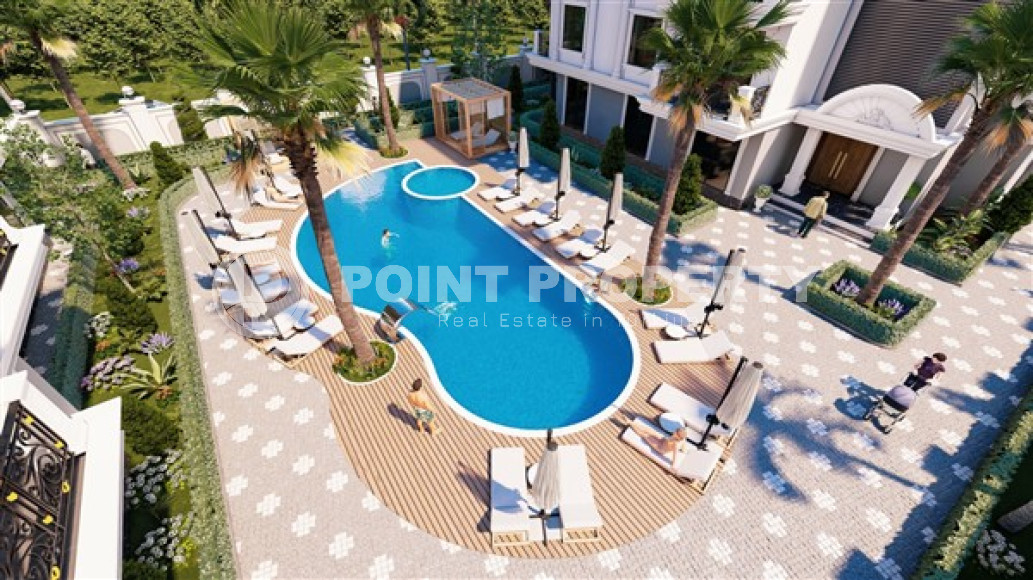 Пентхаус с тремя спальнями, 140м², в резиденции на этапе строительства в районе Оба, Алания-id-2537-фото-4