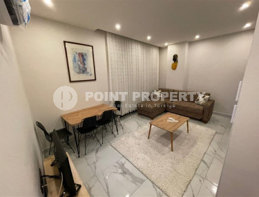 Furnished one-bedroom apartment, 48m², in a new residence with infrastructure in Oba, Alanya-id-2539-photo-4