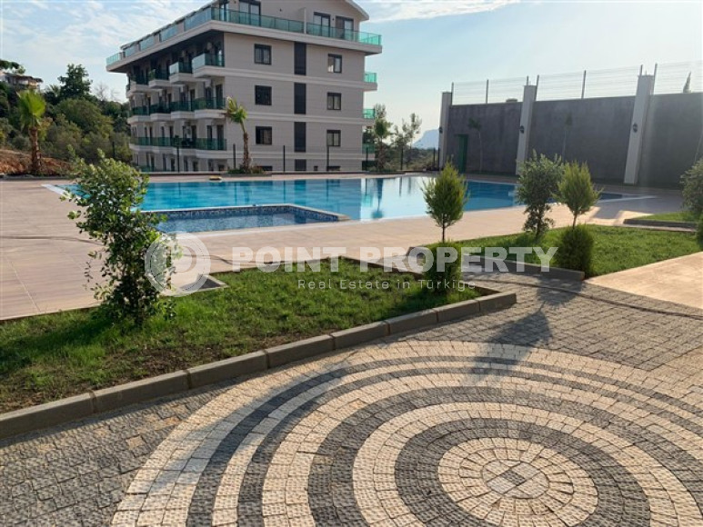Furnished one-bedroom apartment, 48m², in a new residence with infrastructure in Oba, Alanya-id-2539-photo-14