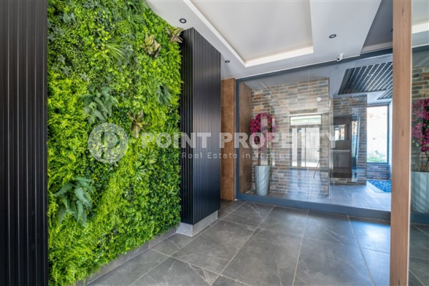 Furnished one-bedroom apartment, 48m², in a new residence with infrastructure in Oba, Alanya-id-2539-photo-21