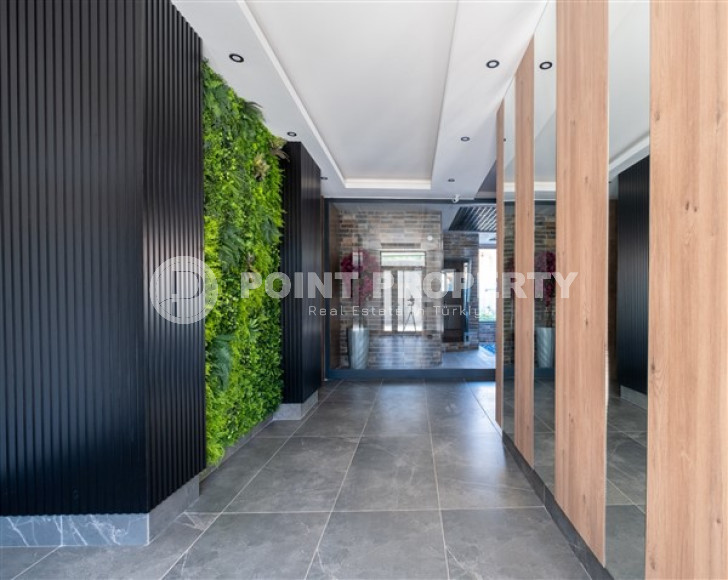 Furnished one-bedroom apartment, 48m², in a new residence with infrastructure in Oba, Alanya-id-2539-photo-22