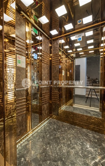 Furnished one-bedroom apartment, 48m², in a new residence with infrastructure in Oba, Alanya-id-2539-photo-23