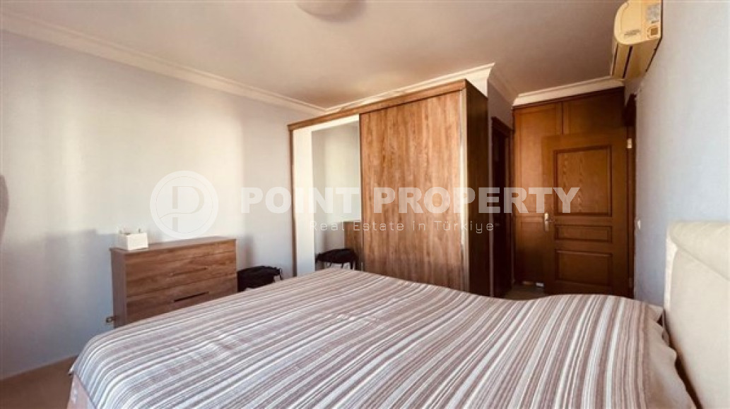 Просторная квартира с двумя спальнями, 110м², у реки Дим Чай в районе Тосмур, Алания-id-2543-фото-12