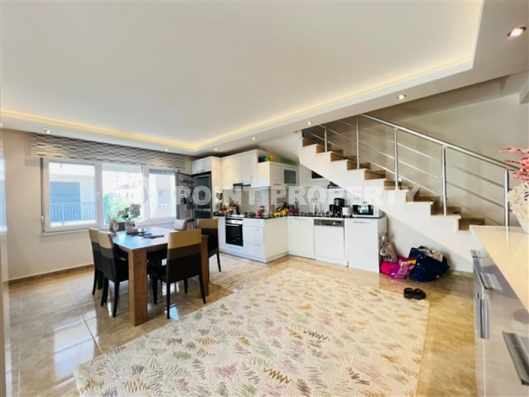 Элегантный меблированный пентхаус 3+1, 160м² в центре Алании, в 1300 метрах от моря-id-2544-фото-4