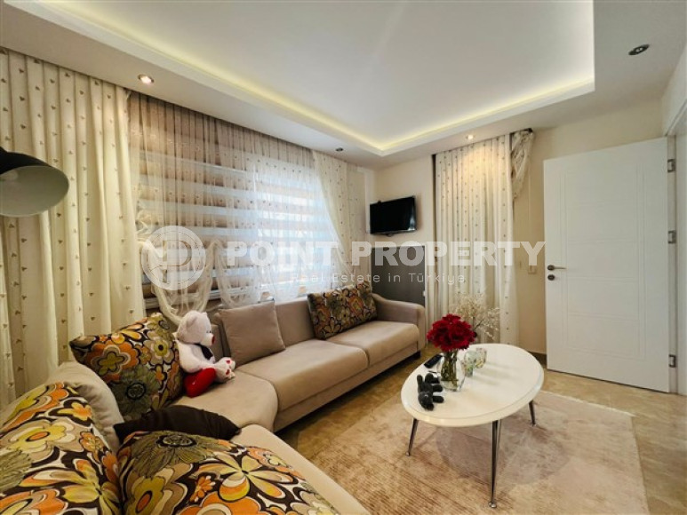 Элегантный меблированный пентхаус 3+1, 160м² в центре Алании, в 1300 метрах от моря-id-2544-фото-6