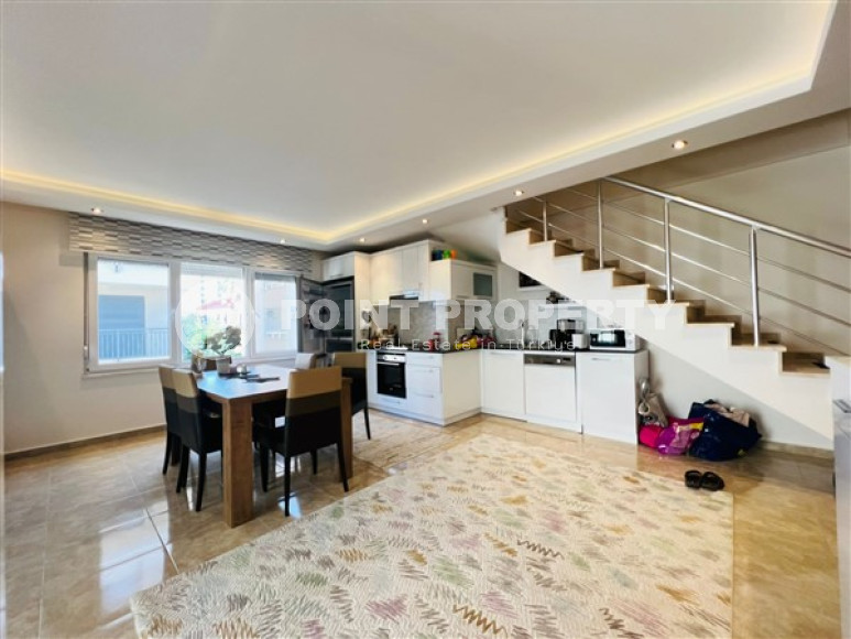 Элегантный меблированный пентхаус 3+1, 160м² в центре Алании, в 1300 метрах от моря-id-2544-фото-7