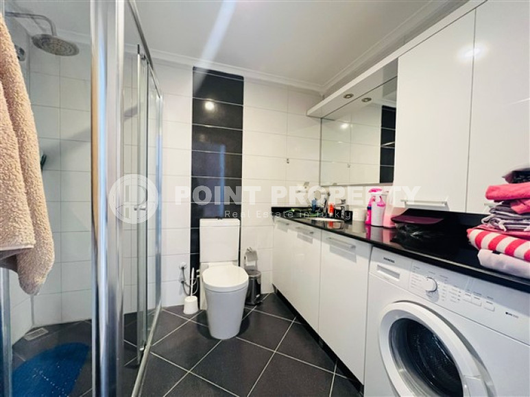 Элегантный меблированный пентхаус 3+1, 160м² в центре Алании, в 1300 метрах от моря-id-2544-фото-13