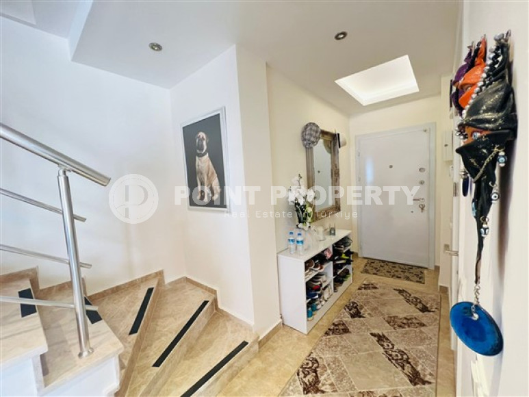 Элегантный меблированный пентхаус 3+1, 160м² в центре Алании, в 1300 метрах от моря-id-2544-фото-14