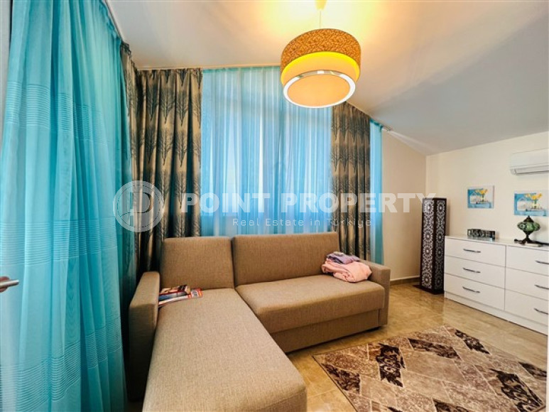 Элегантный меблированный пентхаус 3+1, 160м² в центре Алании, в 1300 метрах от моря-id-2544-фото-21