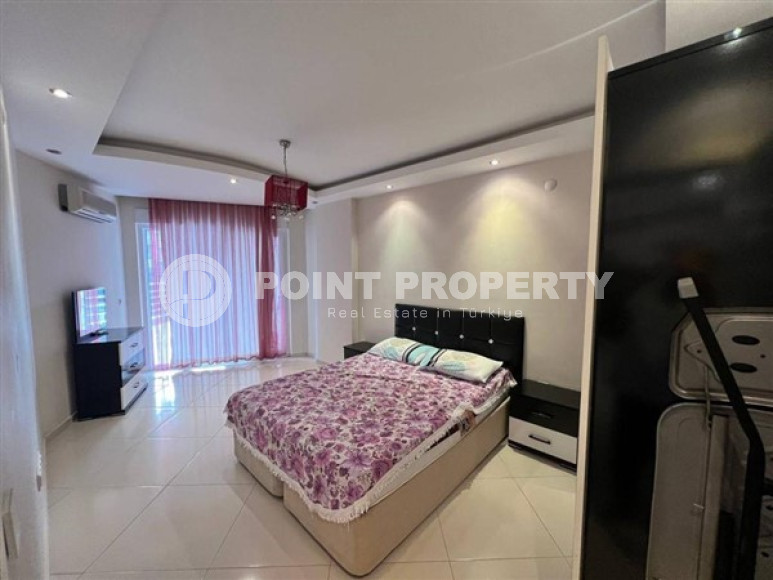 Элегантная просторная квартира 1+1, 70м², в комплексе с хорошей инфраструктурой в районе Алании Тосмур-id-2549-фото-11