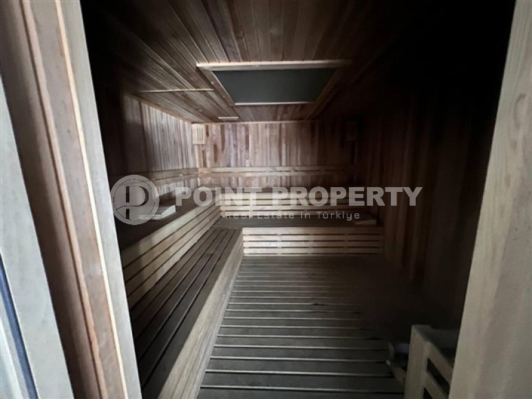 Элегантная просторная квартира 1+1, 70м², в комплексе с хорошей инфраструктурой в районе Алании Тосмур-id-2549-фото-14