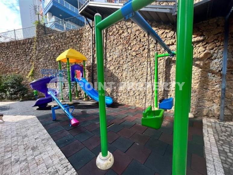 Элегантная просторная квартира 1+1, 70м², в комплексе с хорошей инфраструктурой в районе Алании Тосмур-id-2549-фото-19